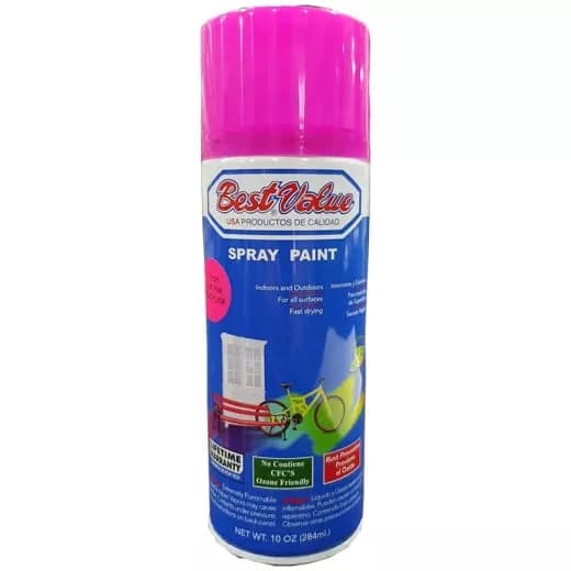 Pintura Spray Rosado Fluorescente