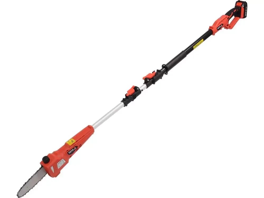 MOTOSIERRA TELESCOPICA 18V YATO, BARRA GUIA 8'' - CON BATERIA Y CARGADOR