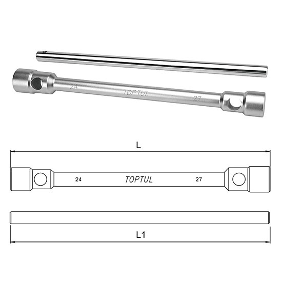 Llave de Rueda 24 x 27 TT