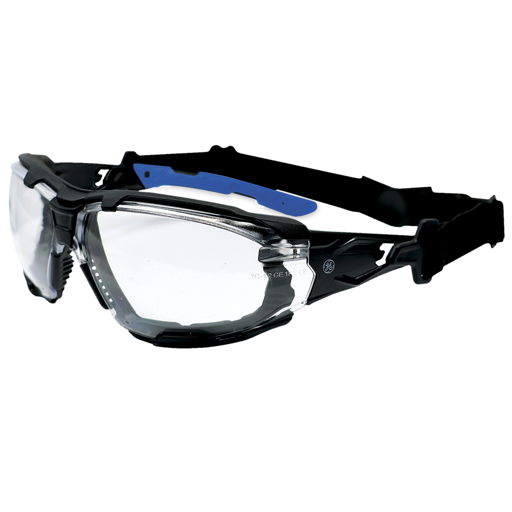 Gafas de protección total, color transparente, negro, Airmaster: comprar  gafas de trabajo con protección total con
