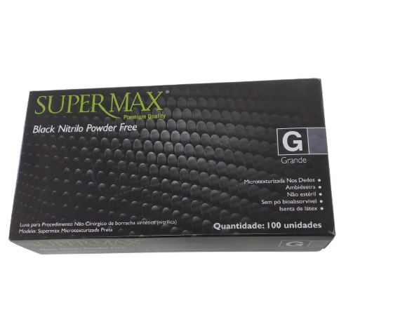 Guantes de Nitrilo Negro Super G